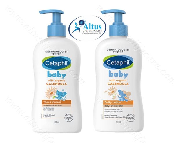 CETAPHIL BABY WASH and SHAMPOO WITH ORGANIC CALENDULA